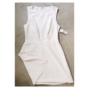 Classic cut dress with a twist